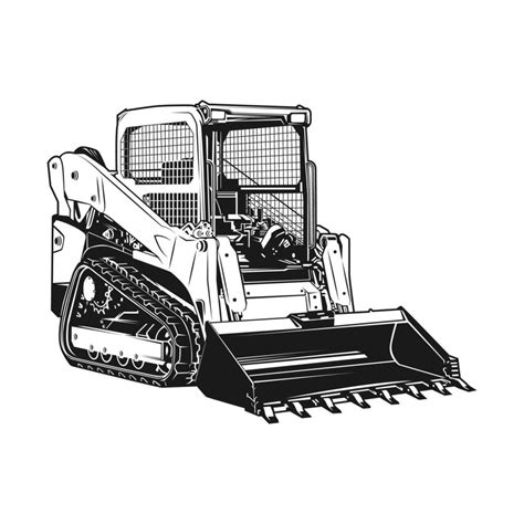 skid steer vector art|skid steer drawings.